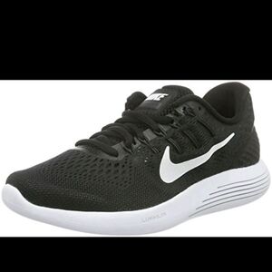 Nike Lunarglide 8 Black/White Size  Men's 8.5 Women's  10